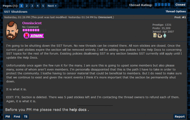 造成美國(guó)斷網(wǎng)的“兇手論壇”，終于關(guān)閉了 DDoS 版塊